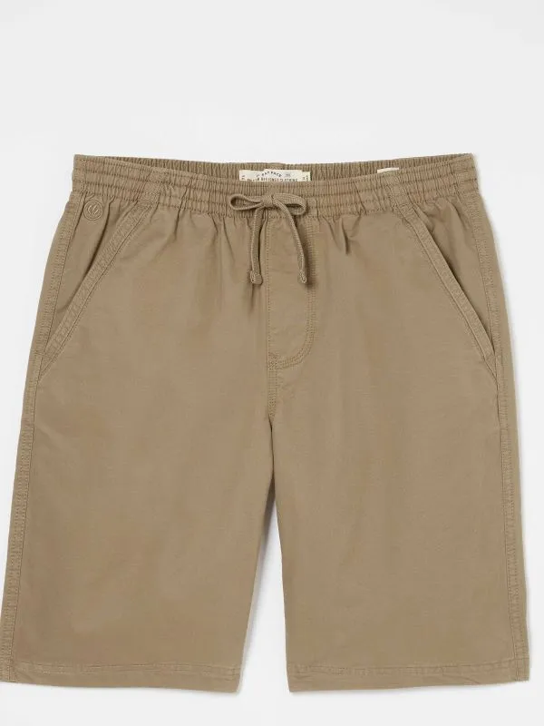 Fat Face Tall Collection Men Seaton Brown Pull On Shorts