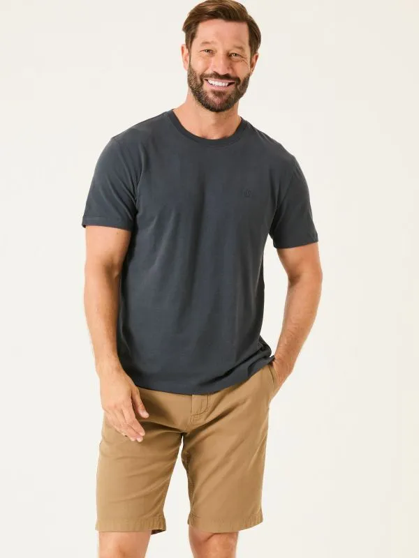 Fat Face Tops and TShirts Men Lulworth Washed Black TShirt