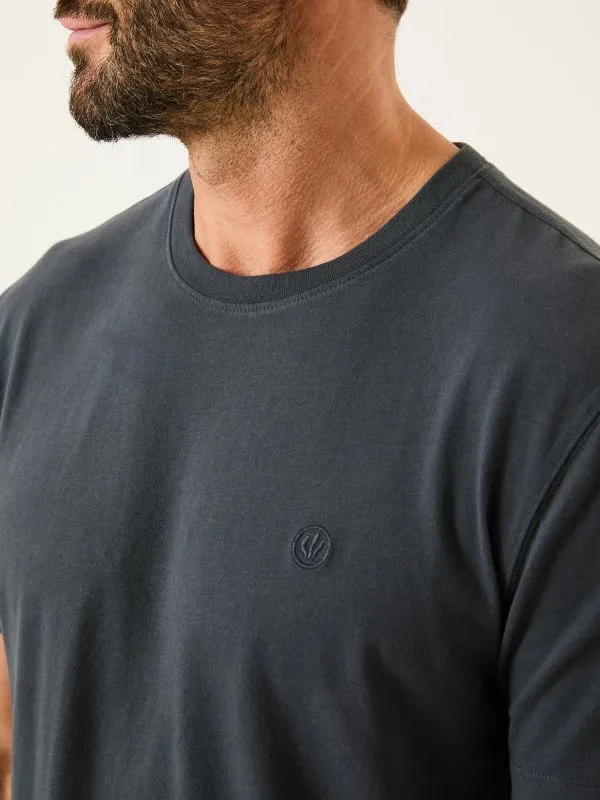 Fat Face Tops and TShirts Men Lulworth Washed Black TShirt