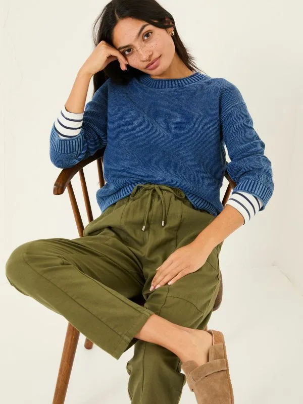Fat Face Trousers and Leggings Women Hoyton Khaki Green Cargo Trousers