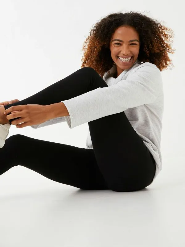 Fat Face Trousers and Leggings Women Meribel Black High Rise Leggings