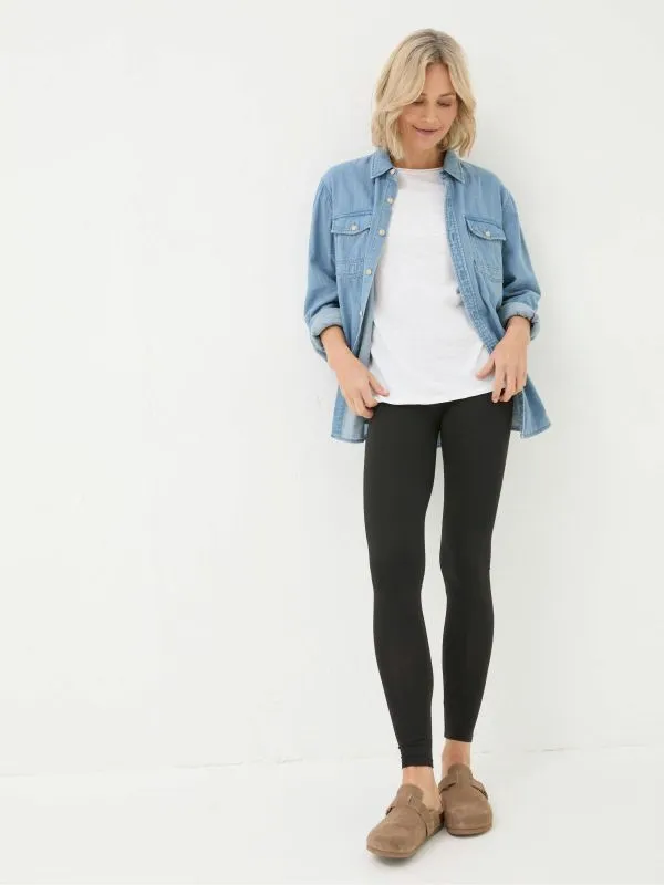 Fat Face Trousers and Leggings Women Meribel Black Leggings