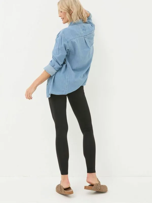 Fat Face Trousers and Leggings Women Meribel Black Leggings