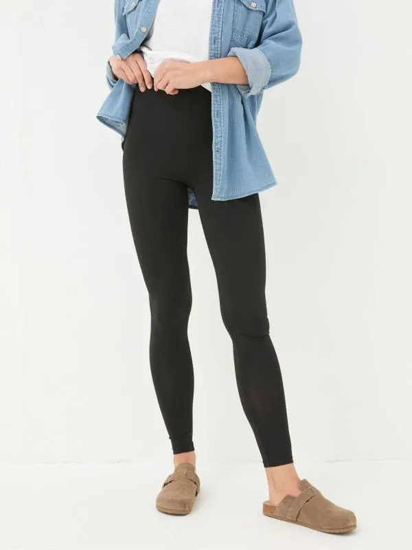 Fat Face Trousers and Leggings Women Meribel Black Leggings