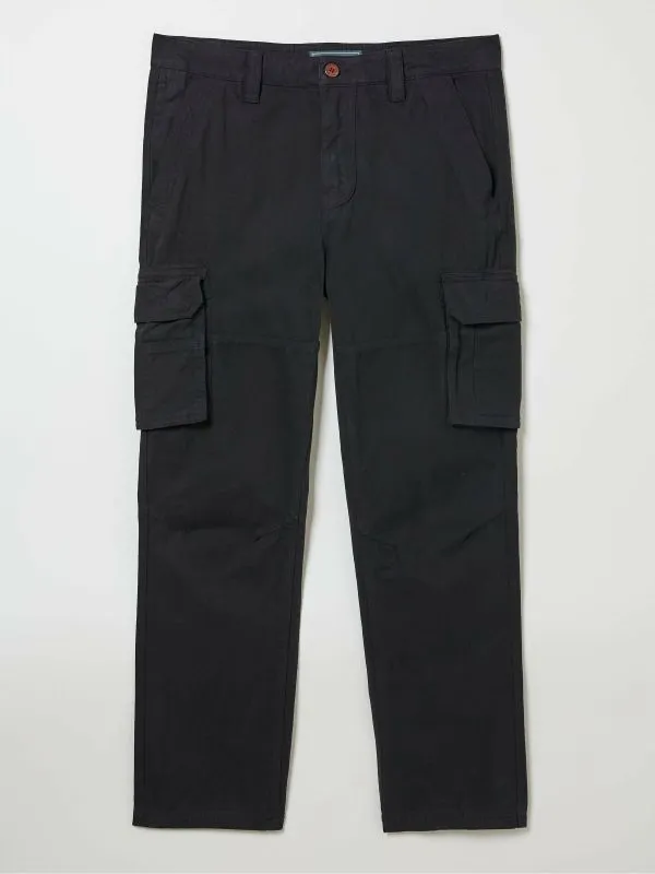 Fat Face Trousers Men Breakyard Black Cargo Trousers