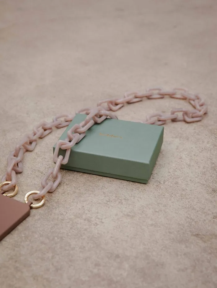 Firenze Cristal Nude Women Bobbies Phone Straps