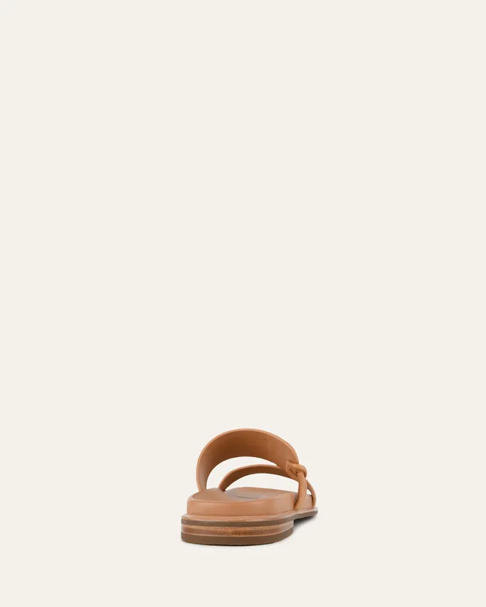 FLAT SANDALS Hayes flat sandals toffee leather jomercer Women FLAT SANDALS Hayes flat sandals toffee leather jomercer Women