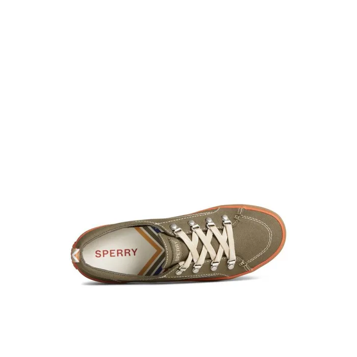 Flats Women Sperry Crest Vibe Sneaker Green