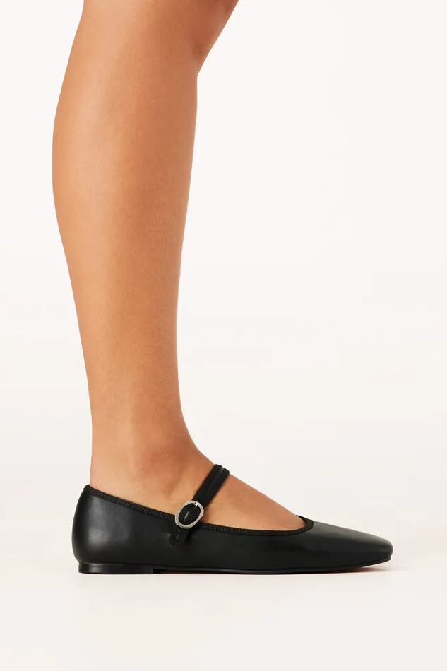 Flossy Flats 8211 Black Black Flats petalandpup Women