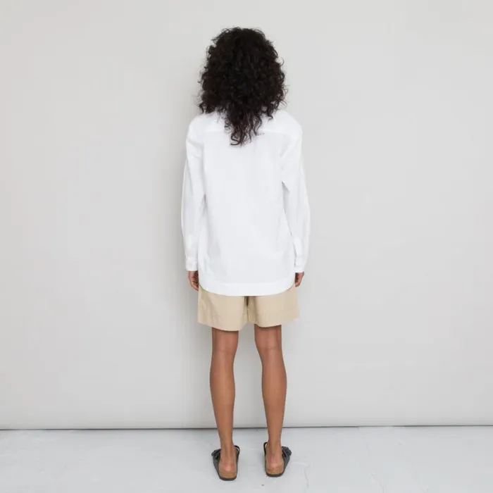 Folk Clothing Shirting Boyfriend Shirt 8211 White Crinkle 8211 Womens