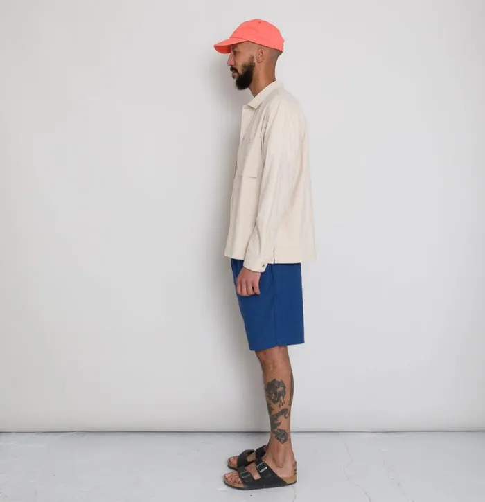 Folk Clothing Shirts Patch Overshirt 8211 Soft Pink Crinkle 8211 Mens