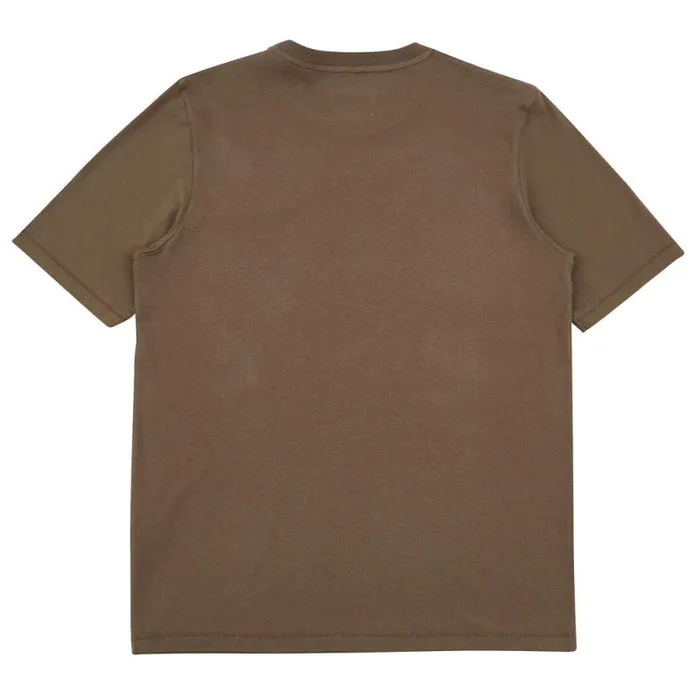 Folk Clothing TShirts Contrast Sleeve Tee 8211 Ash Brown 8211 Mens