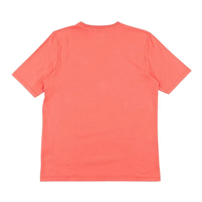 Folk Clothing TShirts Contrast Sleeve Tee 8211 Coral 8211 Mens