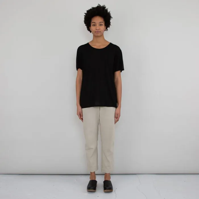 Folk Clothing TShirts Slouch Tee 8211 Black 8211 Womens