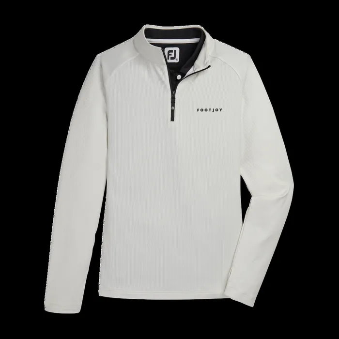 FootJoy Base MidLayers Women QuarterZip Rib MidLayer Birchwood