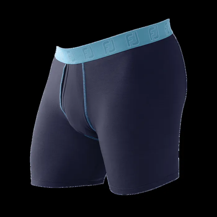 FootJoy Boxer Briefs Men Performance Boxer Brief Navy Light Blue
