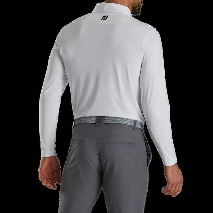 FootJoy Shirts Men Sun Protection Long Sleeve White