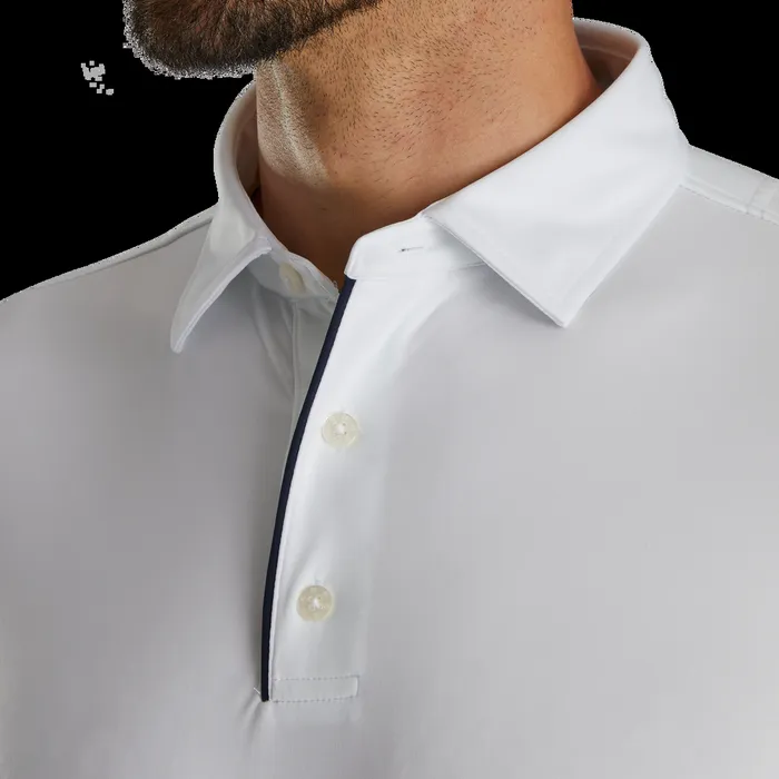 FootJoy Shirts Men Sun Protection Long Sleeve White