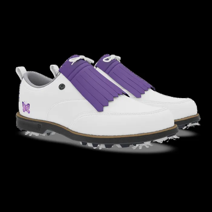 FootJoy Spiked Women MyJoys Premiere Series Issette White Purple