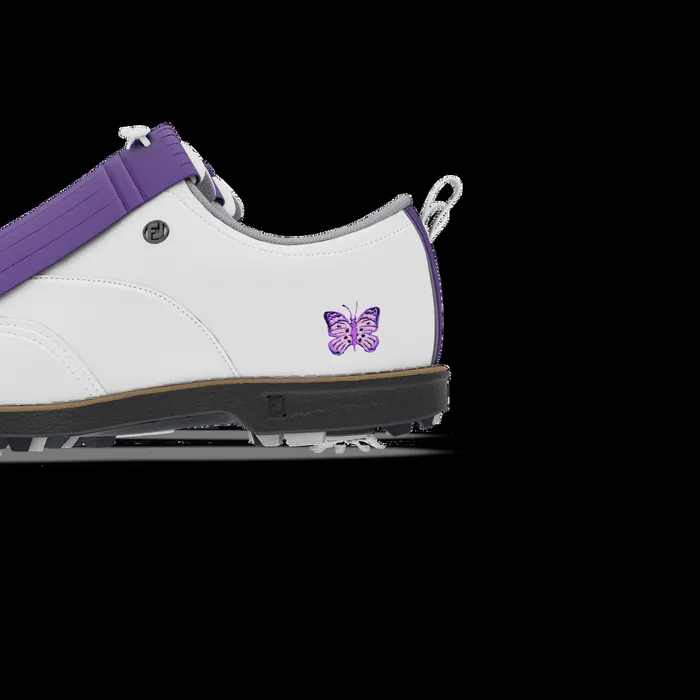 FootJoy Spiked Women MyJoys Premiere Series Issette White Purple FootJoy Spiked Women MyJoys Premiere Series Issette White Purple