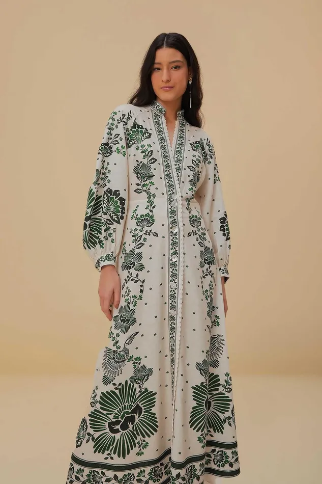 Forest Soul OffWhite Maxi Dress Women Farm Rio Maxi Dresses