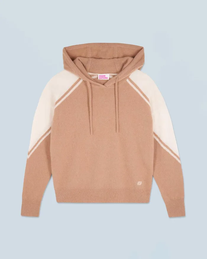 From Future Cashmere Sweaters Women Hoodie Sweater Camel