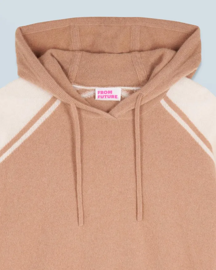 From Future Cashmere Sweaters Women Hoodie Sweater Camel