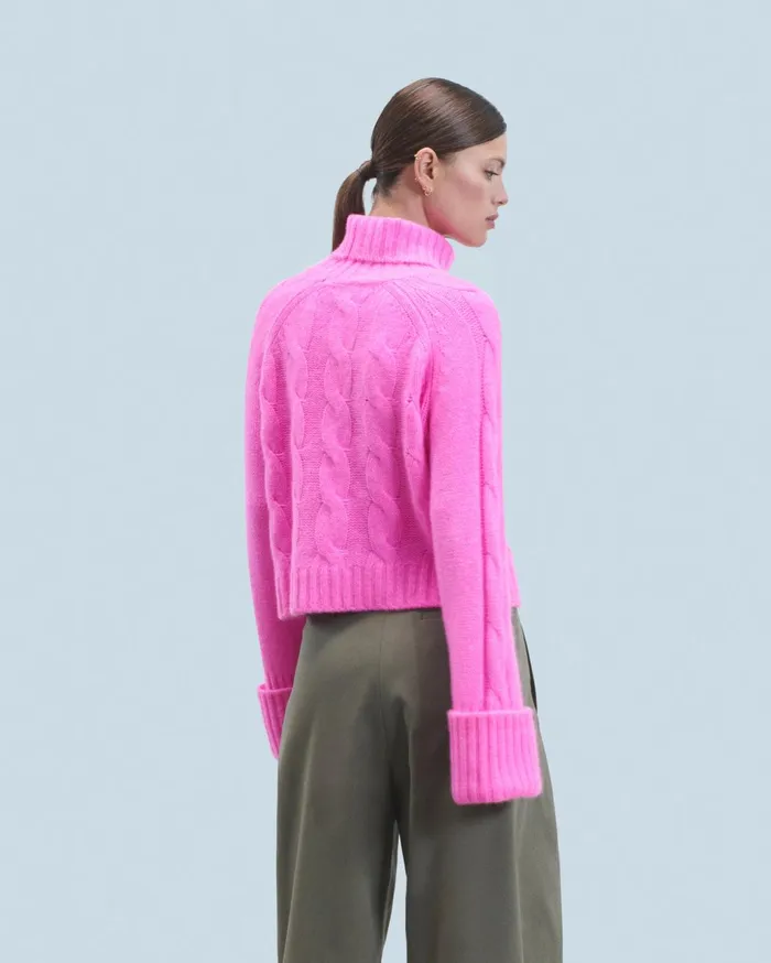 From Future Cashmere Sweaters Women Turtleneck Sweater Green