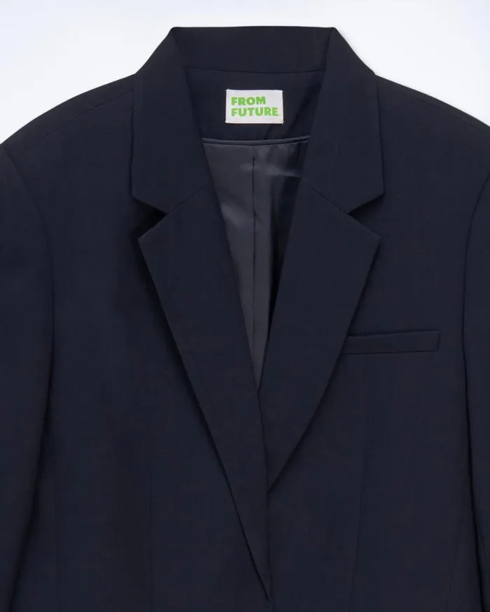 From Future Coats and Jackets Women Blazer Jacket Navy