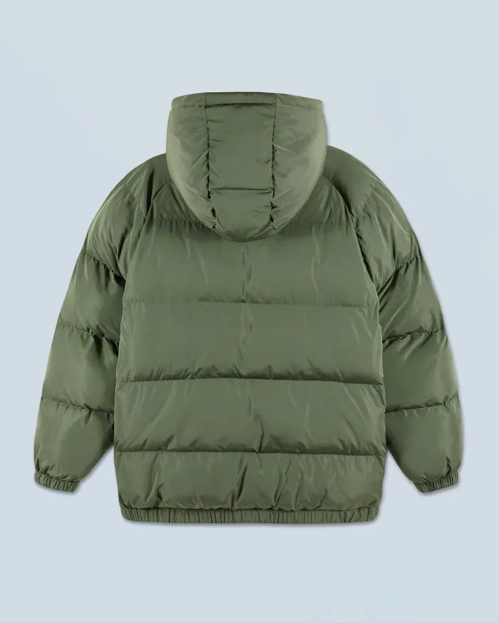 From Future Coats and Jackets Women Outerwear MidLength Down Jacket Khaki
