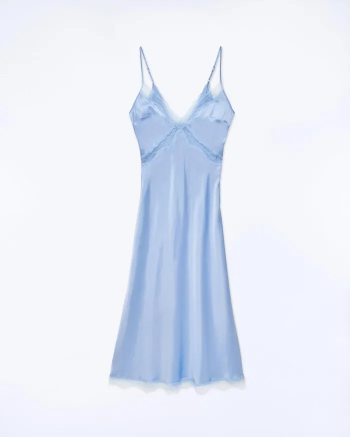 From Future Dresses and Jumpsuits Women Long Lila Strap Dress Baby Blue