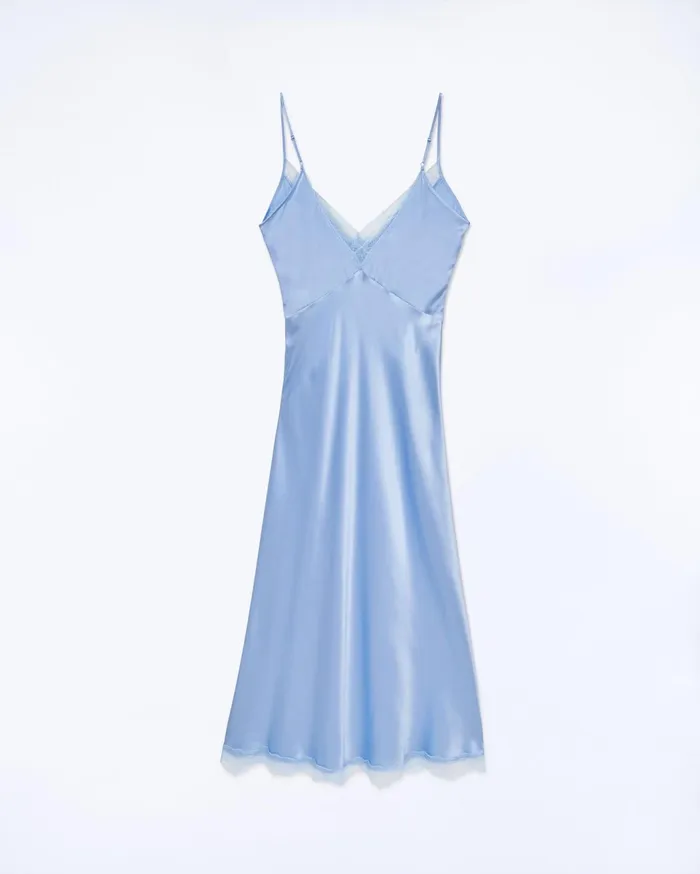 From Future Dresses and Jumpsuits Women Long Lila Strap Dress Baby Blue