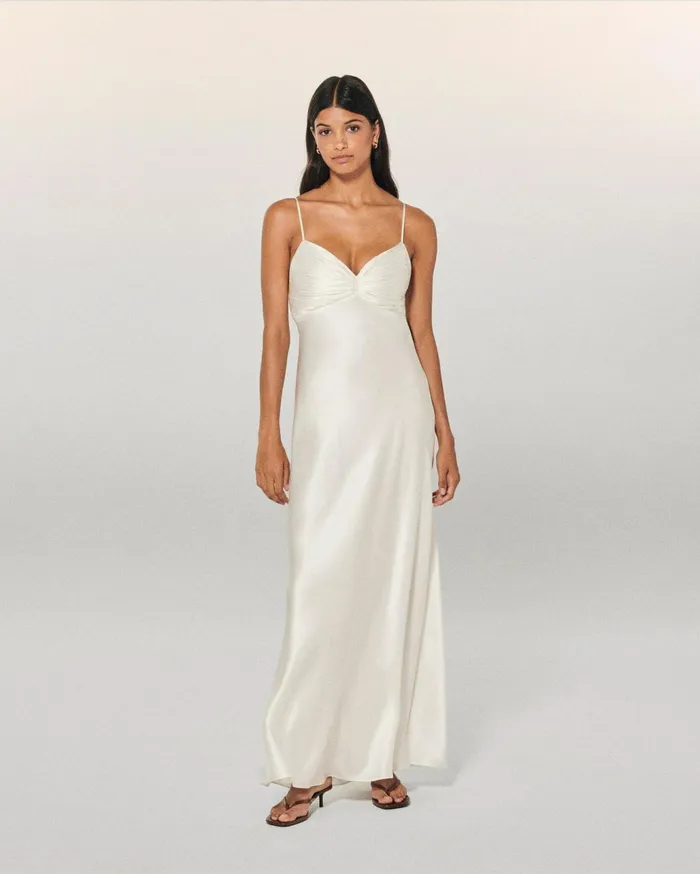 From Future Dresses and Jumpsuits Women Rosa Long Strap Dress White