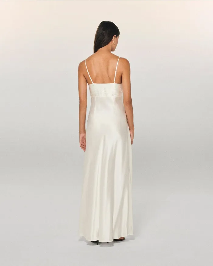 From Future Dresses and Jumpsuits Women Rosa Long Strap Dress White