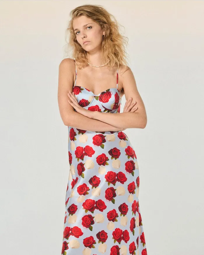 From Future Dresses and Jumpsuits Women Venus Long Strap Dress Shellfish And Crustaceans