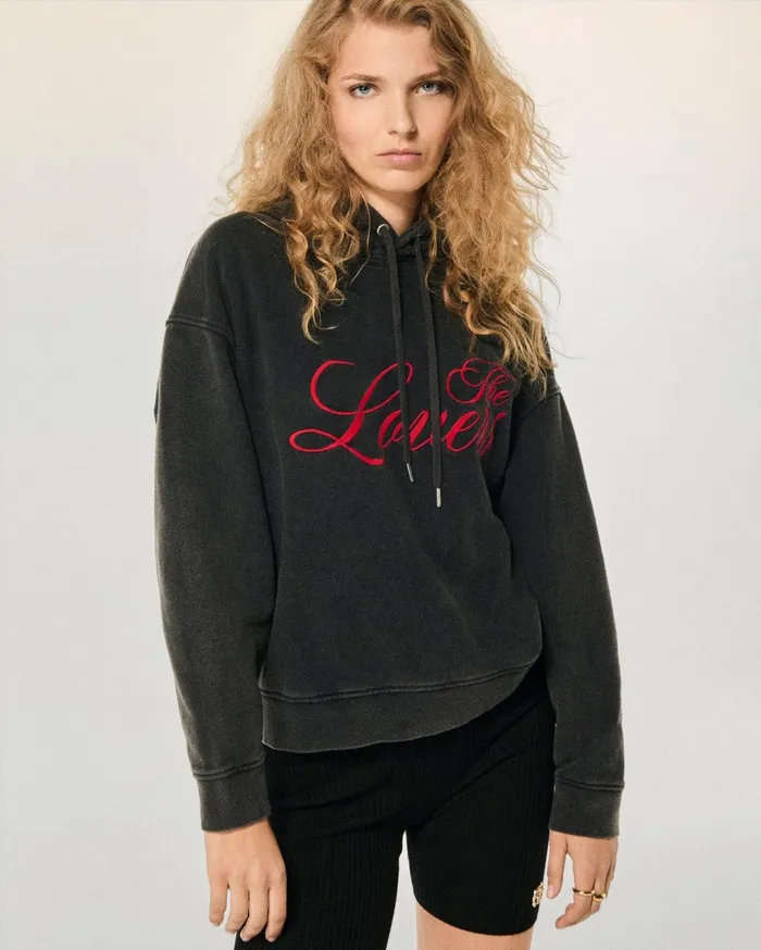 From Future Hoodies Women Hoodie Sweatshirt Washed Black