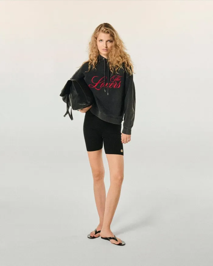 From Future Hoodies Women Hoodie Sweatshirt Washed Black