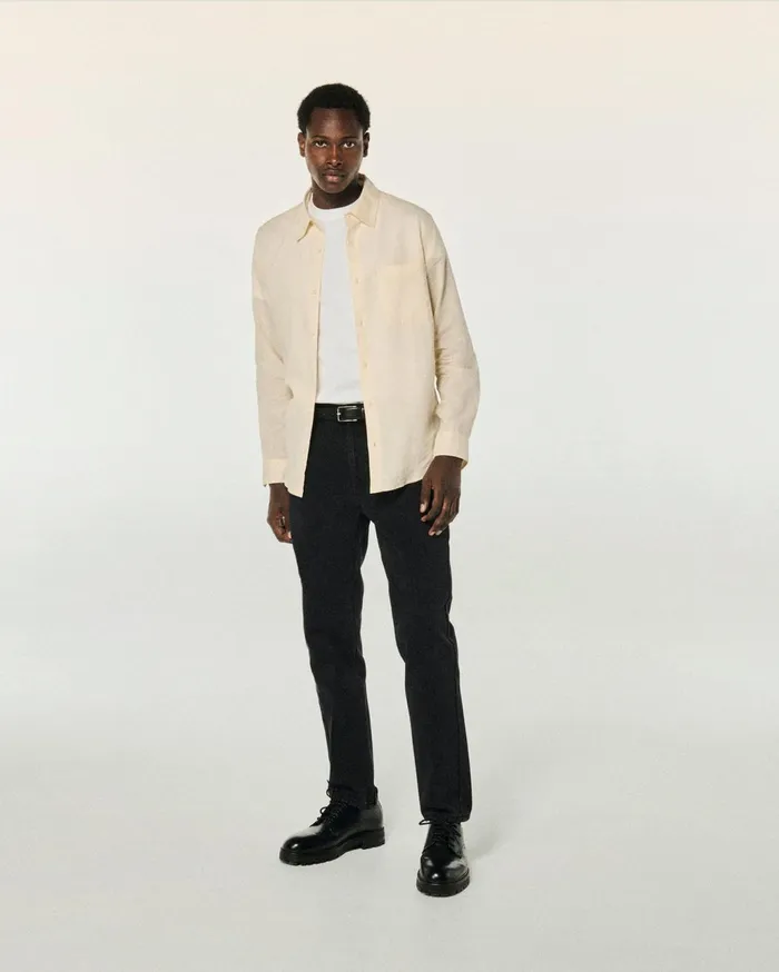 From Future Jeans Men Tapered Jackson Jeans Washed Black