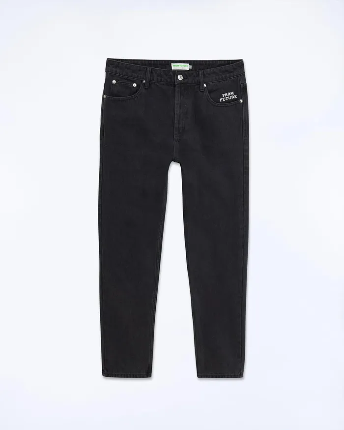 From Future Jeans Men Tapered Jackson Jeans Washed Black