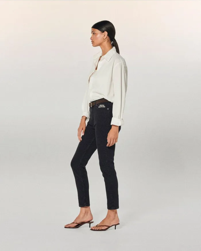 From Future Jeans Women Slim Fit Johnny Jeans Black