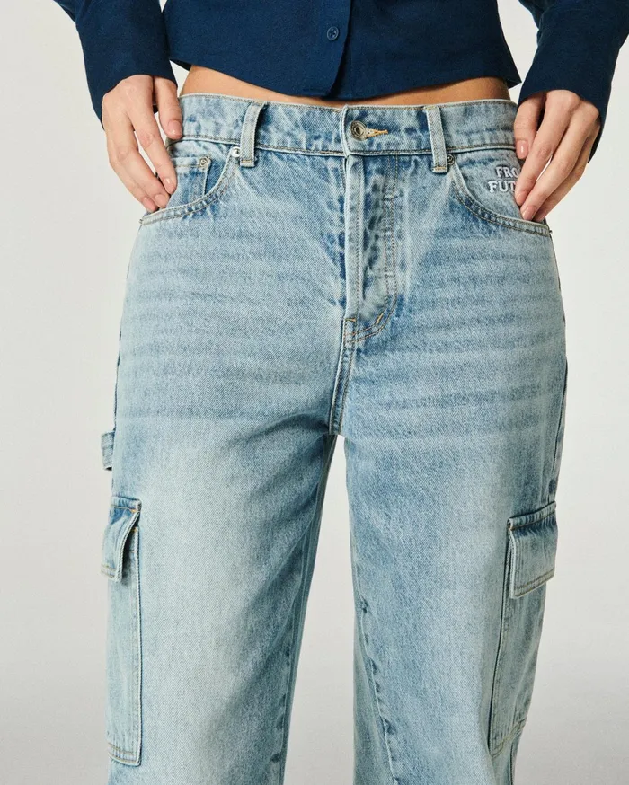From Future Jeans Women Wide Jeans Light Blue
