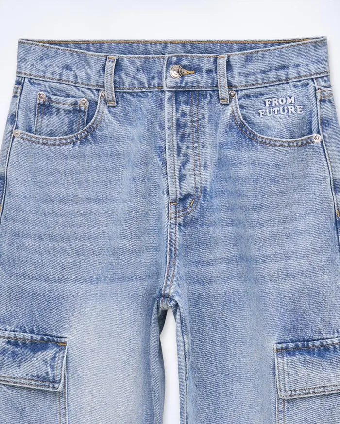 From Future Jeans Women Wide Jeans Light Blue