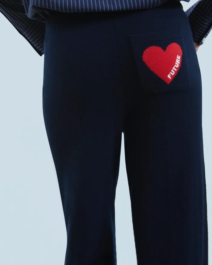 From Future Joggers Women Large Jogging Heart Navy
