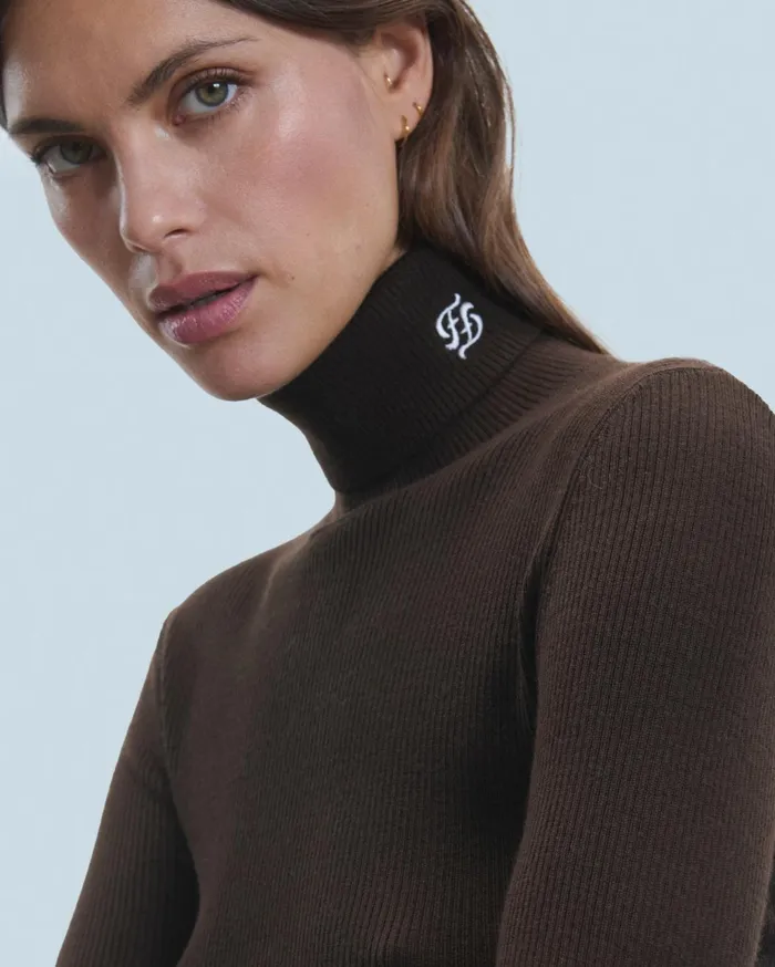 From Future Merino Wool Sweaters Women Turtleneck Sweater Black