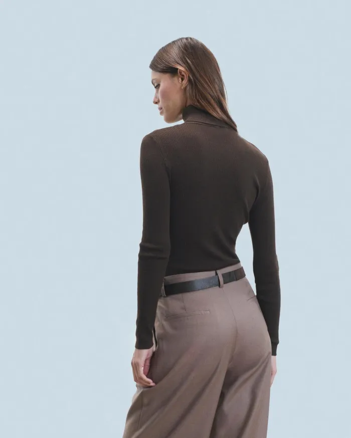From Future Merino Wool Sweaters Women Turtleneck Sweater Black