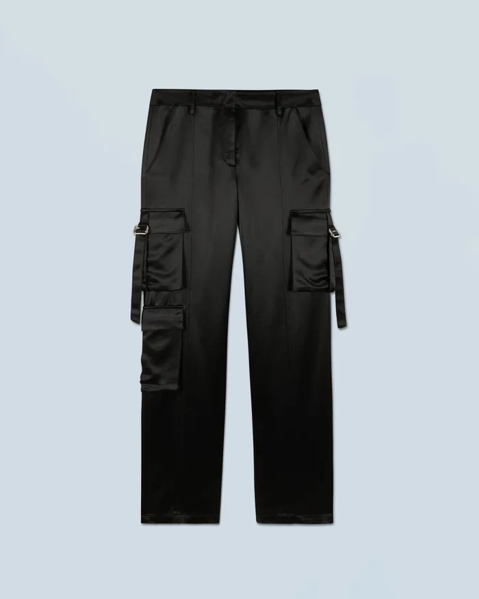 From Future Pants Women Cargo Pants Black