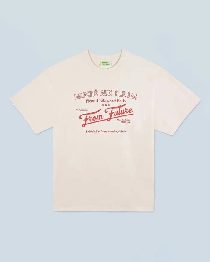 From Future Shirts and TShirts Men Crewneck TShirt March Aux Fleurs Sand