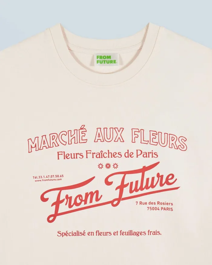 From Future Shirts and TShirts Men Crewneck TShirt March Aux Fleurs Sand