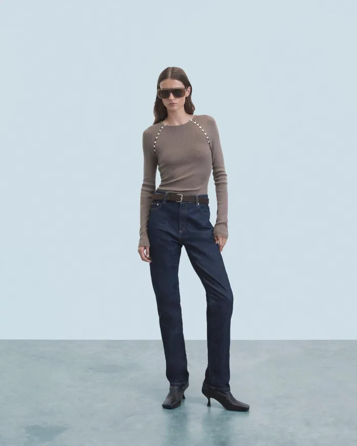 From Future Shirts TShirts and Tops Women Long Sleeve Top Taupe