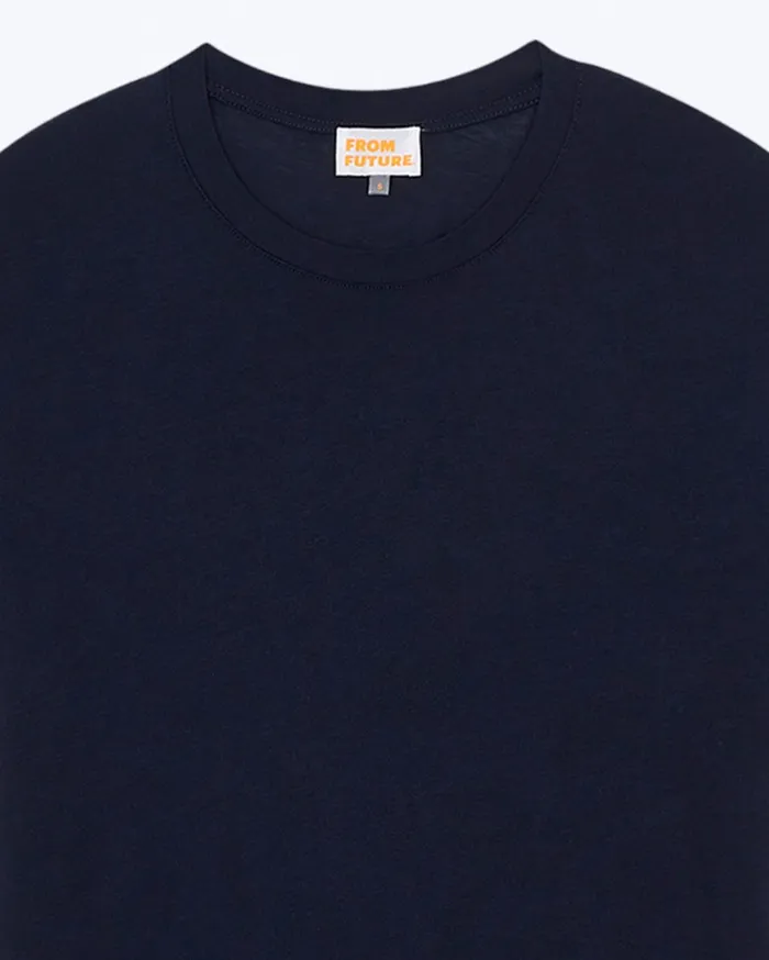 From Future Shirts TShirts and Tops Women Supima Crewneck TShirt Navy